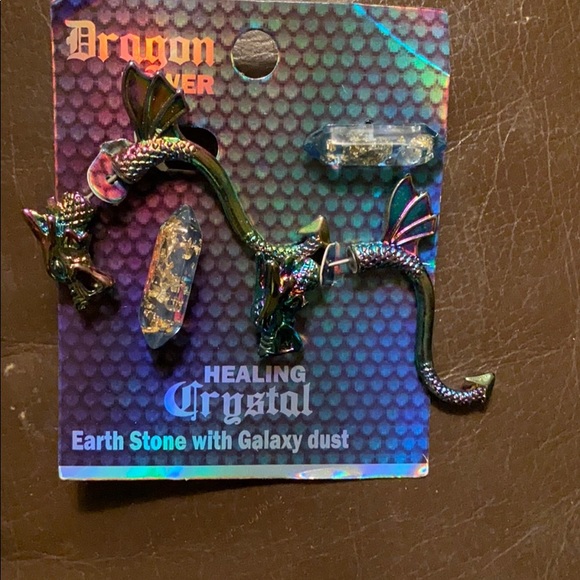 Hot Topic Jewelry - NWT Hot topic dragon power earrings Hot Topic Jewelry - NWT Hot topic dragon power earrings